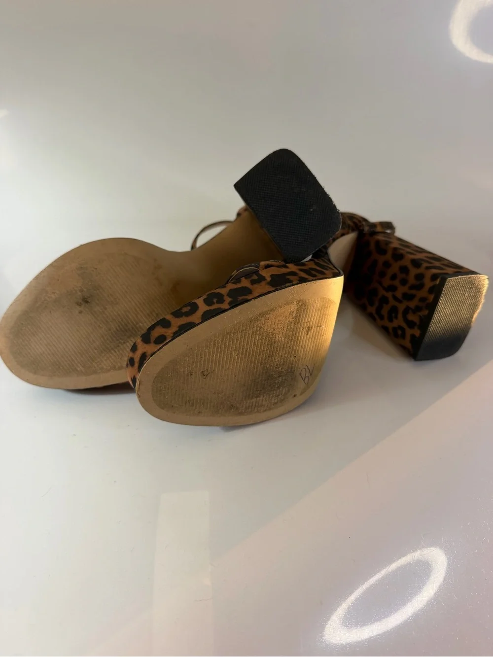 Steve Madden Veronika Leopard Print Platform Sandals - Size 8.5